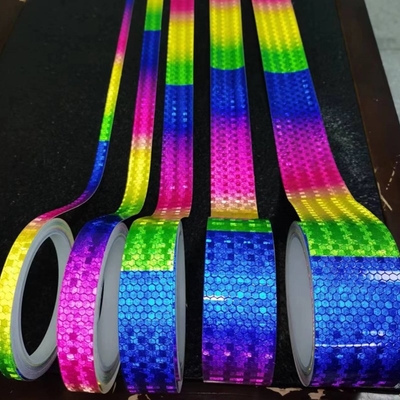 Customized Soft Flexiable Reflective Sticker For Bicycle Motor Wheels