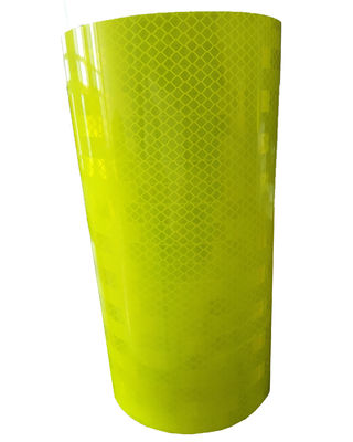 PET 프리즘 반사 엽 필름 비닐 도로 안전 롤 고 가시성 접착 스티커 레트로 노란색 녹색 색상