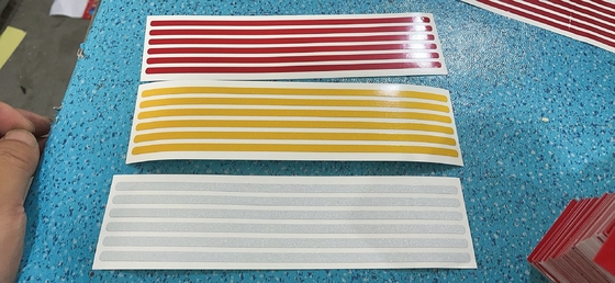 Customized Soft Flexiable Reflective Sticker For Bicycle Motor Wheels