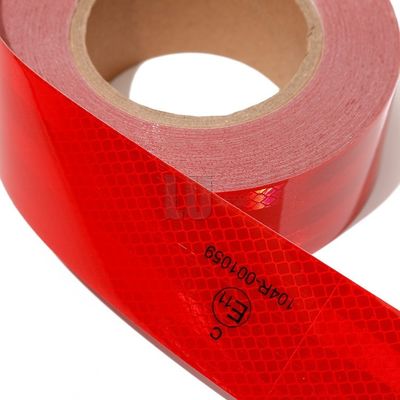2 In*150 Ft Vehicle Safety Reflective Tape Diamond Grade Prismatic Self Adhesive Safety Radium Roll ECE Retro Reflective Tape