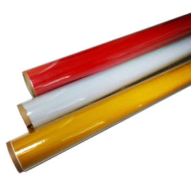 Honeycombe  Reflective Tape Sheets , Red White Yellow Reflective Stickers For Highway Road Signs