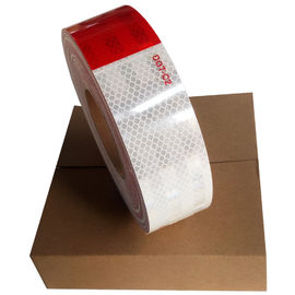 DOT Class 2 Reflective Tape Safety Red / White Adhesive Set  2" X 150''