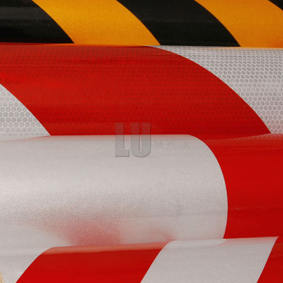 Customized Color Warning Reflective Tape Sticker For Traffic Barrier